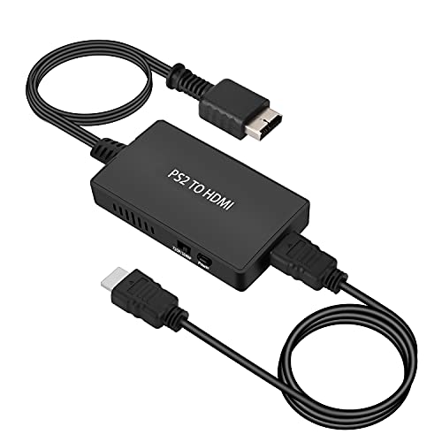 Playstation 2 to HDMI Converter, PS2 to HDMI Cable, Connecting a PS2 to a Modern TV with HDMI