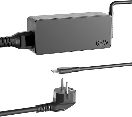HSXIRQA Chargeur 65W USB C Compatible avec Lenovo ThinkPad X1 Ideapad Yoga Flex 