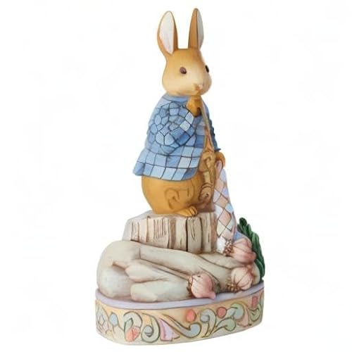 Enesco Beatrix Potter Di Jim Shore Peter Rabbit Con Cipolle Figurina 6,69 Pollici Multicolore - 6