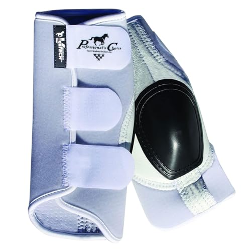 Image of Professional's Choice Equine Ventech SlideTec Skid Rear Leg Boot | Prevents Burns During Sliding Stops | Pair | Short or Standard Size