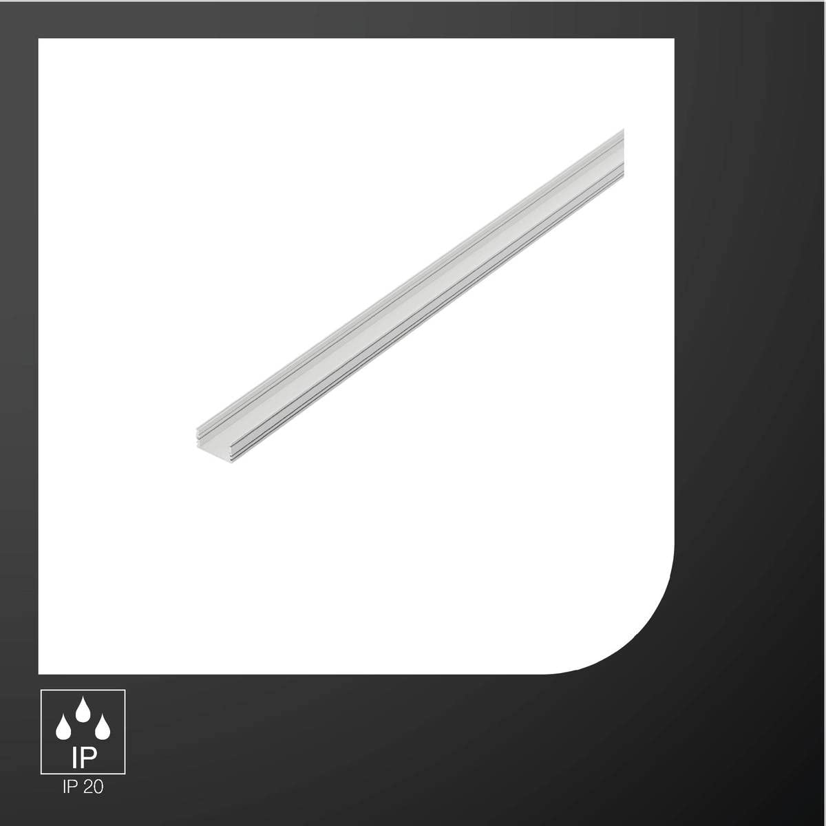 SLV GLENOS Linear Profile 2713 / Aluminium - Image 2