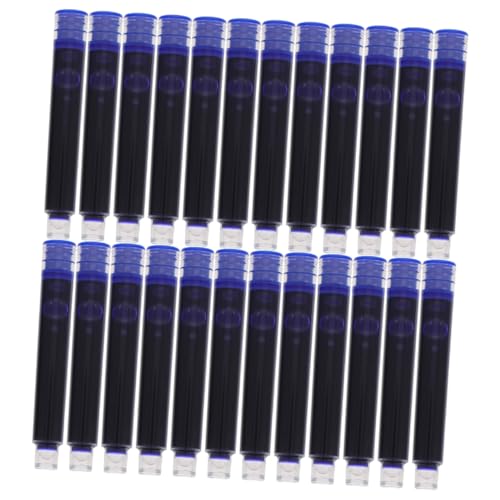 Cartouches d'encre bleue recharge pour stylos courts DOITOOL lot de 200 pour stylos-plumage scolaires