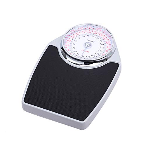 Pèse Personne mécanique Pèse-Personne Precision Health Balance, Pèse-Personne mécanique, Pèse-bébé analogique à Usage Domestique, mesures métriques et impériales, Capacité élevée 180 kg, Plateforme