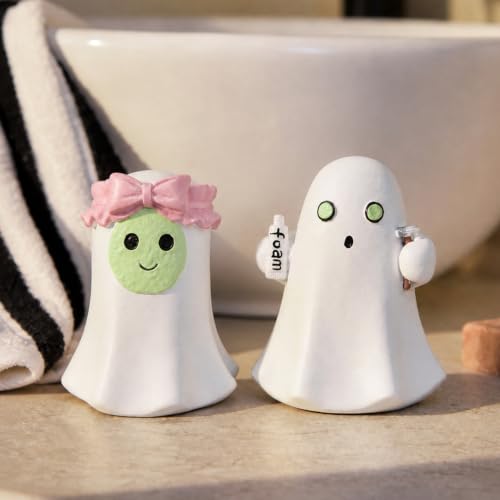 LFLKPY Halloween Ghost Decor Set of 2, Cute Ghost Figurines - image 1