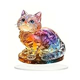 Photo Gallery yanwuwa statuetta decorativa colorata a forma di gattino, decorazione da scrivania, 2d, per ufficio e soggiorno Photo Gallery yanwuwa statuetta decorativa colorata a forma di gattino, decorazione da scrivania, 2d, per ufficio e soggiorno
