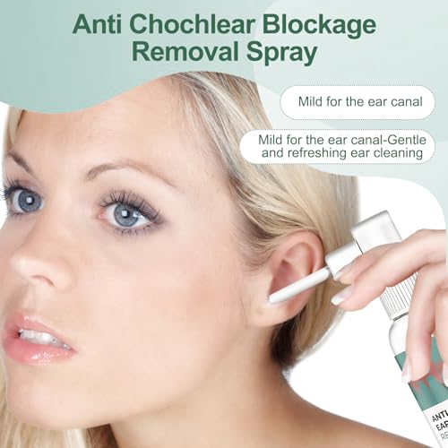 4 Pcs Ohrenschmalz Entferner Spray, 30 ml OhrenreinigerSpray, Sanfte Cerumenolytika, Innitus Relie Spray, Ohrenspray Gegen Ohrenschmalz zur Täglichen Ohrpflege,Verhindert Ohrenschmalzansammlung