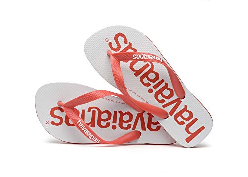 Chinelo Top Logo Mania 2, Havaianas, Adulto Unissex, Vermelho Crush, 39/40