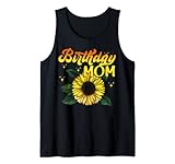 party family matching sunflower birthday mom canotta