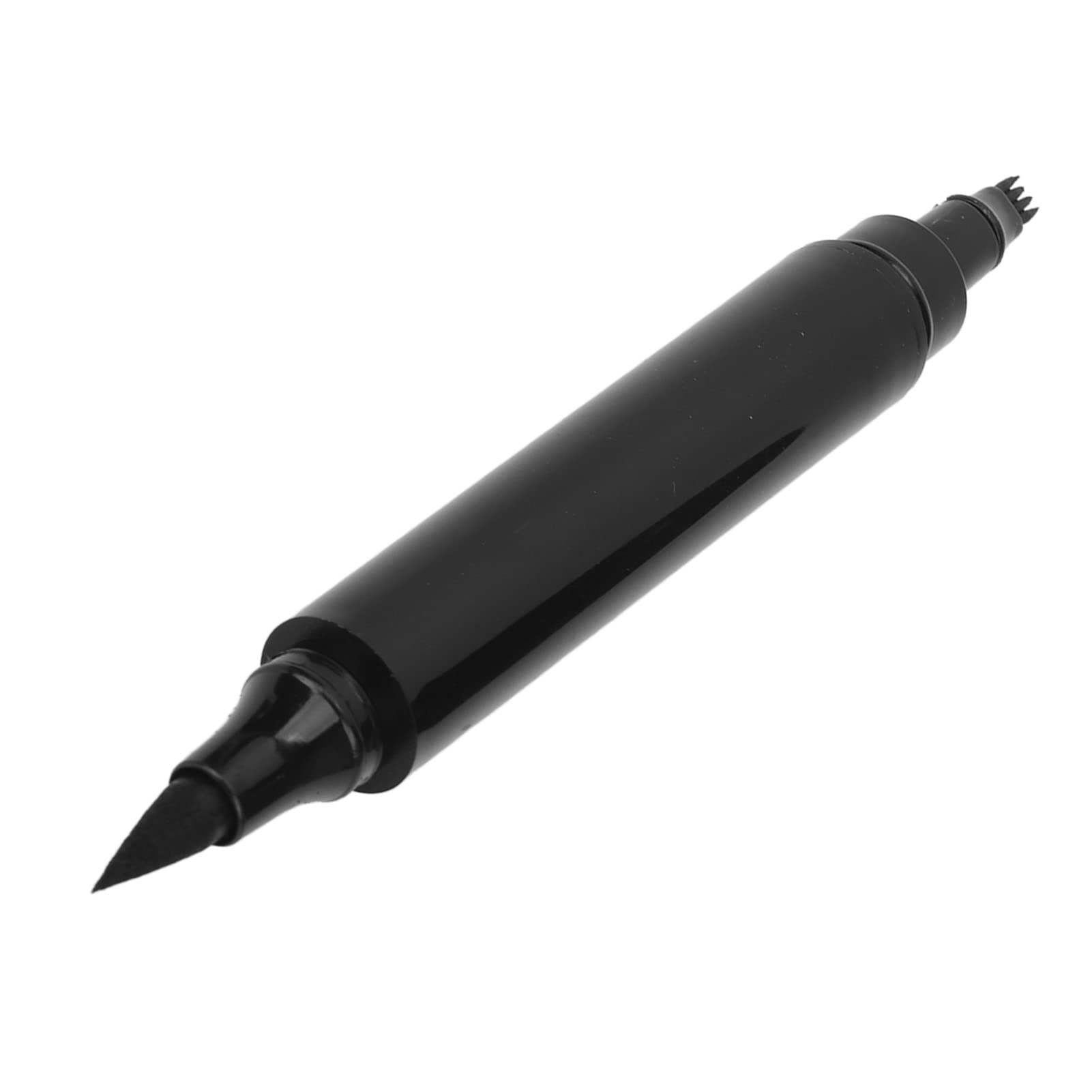 Penna per lo Styling del Barbiere, Colorazione Impermeabile Nera a Lunga Durata 2 in 1 Matita per Barba per Uomo per Salone