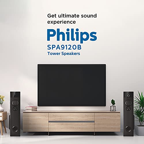 Image of Philips Audio SPA9120B /94 Tower Speakers with Bluetooth