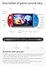 TAQY 5.1 inch Colorful Video Game Console Multiple Simulators Built in Free Games Can Save/add/Delete Electronic Game Handheld Gaming Retro Portable Game Device Toys Children