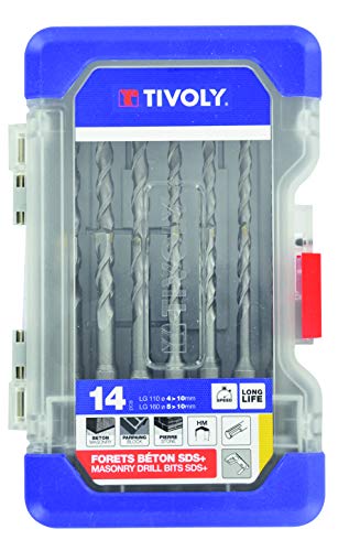 Tivoly 10904870001 Coffret de Forets SDS L110 et L160, Gris, Set de 10 Pièces