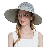 Strand Hut Mädchen Sonnenhut UV Schutz Strandhut Winddicht Anglerhut Doppelseitiger Buschhut Faltbar Safari Hut Caps Outdoorhut mit Kinnband Mode Kappe Mütze Outdoor Bergsteigen Dschungel Camping