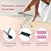 Pedicure Foot Rest, Adjustable Foot Stand with Non-Slip, Toe Separator - Easy at Home, No More Bending or Stretching, Beauty Pedicure Kit (Black)