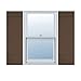 Ekena Millwork LJ4C14X04900FB Custom Four Board Joined (2 Batten), Board-n-BattenShutter (Per Pair)14"W x 49"HFederal Brown