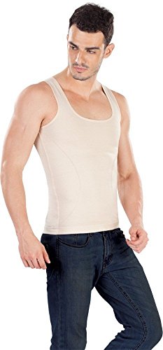 dermawear Men Mild Compression Shapewear Vest Zenrik Everyday for Abdomen and Chest