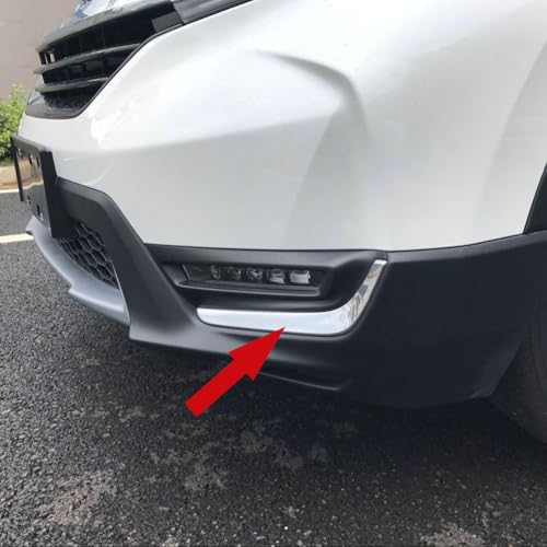Beautost for Honda CR-V CRV 2017 2018 2019 Chrome Front Fog Light Lamp Cover Trim Trims