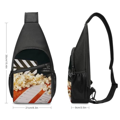 Mochila tipo Sling bag casual para hombre y mujer miniatura 2