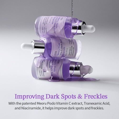 Image of SUNGBOON EDITOR Meoru Podo Vita C Dark Spot Ampoule 30ml | Korean Face Serum with Vitamin C, Niacinamide & Hyaluronic Acid | Dark Spot Corrector, Brightening Serum, Hyperpigmentation, Uneven Skin Tone & Glow Care