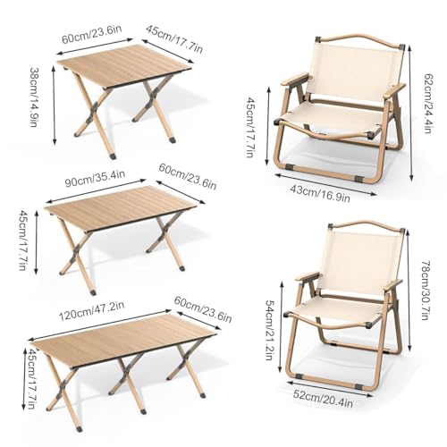 Mesa de comedor plegable portátil, juego de mesa extensible para espacios pequeños, ligera, fácil de llevar, ideal para camping, picnics y reuniones al aire libre