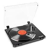 Preamplificador incorporado: el RP310 se puede conectar a cualquier amplificador. En muchos tocadiscos es necesario que el amplificador tenga una entrada 'Phono' o que se utilice un previo independiente. Este no es el caso del RP310, puede ir conectado directamente a una entrada "Line"