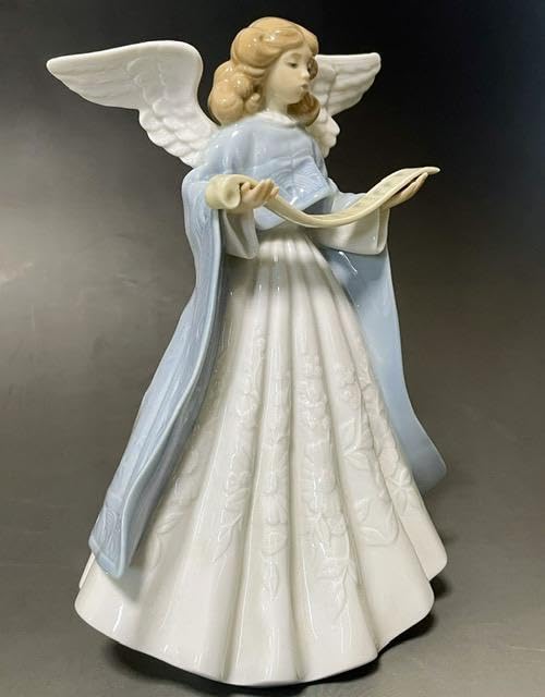 リヤドロ 楽譜を持つ天使 ブルー LLADRO 5719 リヤドロ 楽譜を持った