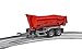 Bruder 03923 Half Pipe Trailer for Trucks Vehicle