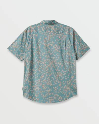 Classic Short Sleeve Shirt in Jade Grey by O5 Quiksilver2