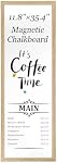 Dry Erase Board for Wall, Large Magnetic Whiteboard, White Board Dry Erase for Decoration/Planning/Kitchen Grocery List/Memo, for Office/School/Home 11.8"x 35.4"