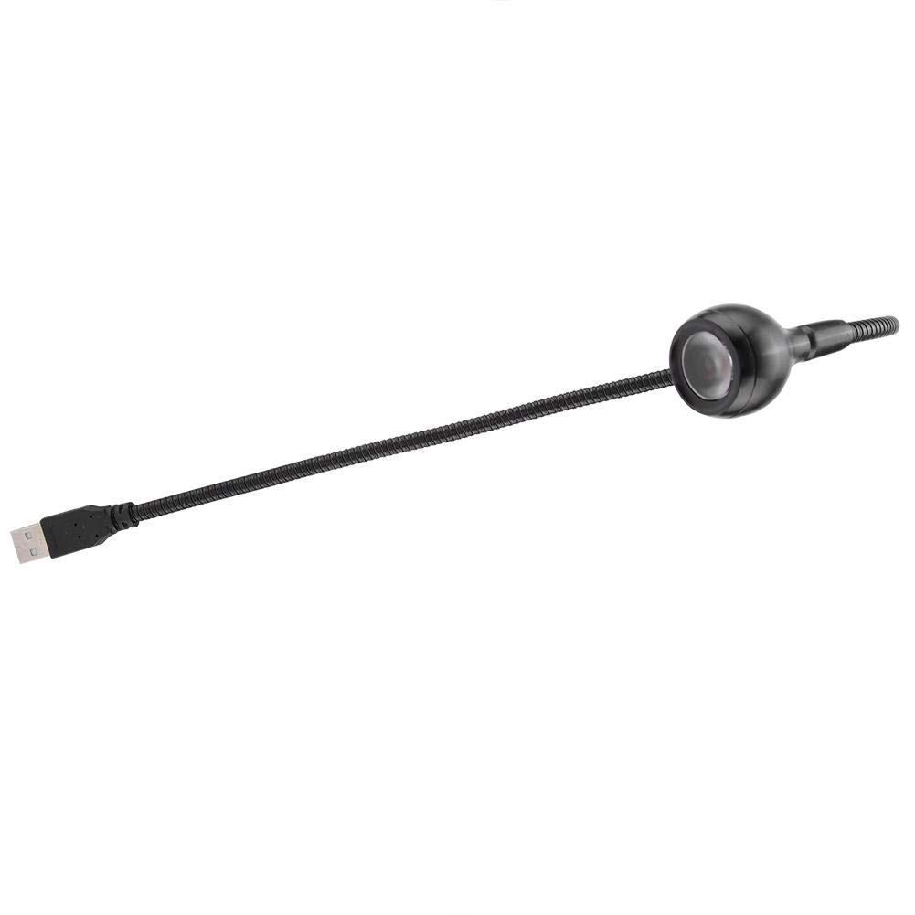 Lampka do czytania USB 1 W z elastyczną gęsią szyją, przenośna lampka stołowa USB LED Lampa biurkowa do laptopa, komputera stacjonarnego (ciepła biel-srebro) Double the comfort