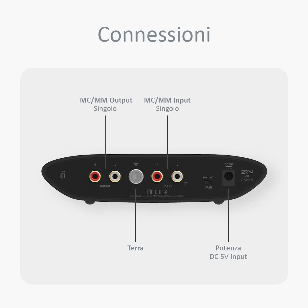 iFi ZEN Air Phono Preamplificatore esterno per giradischi ad alta risoluzione
