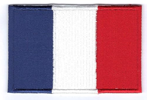 France Embroidered Country Flag Iron On Patch