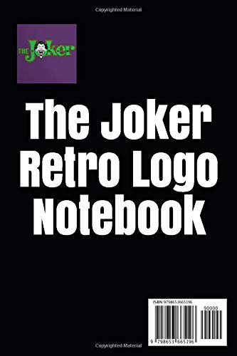 The Joker Retro: Notebook 120 pages with cover 6"x9" - Image 2