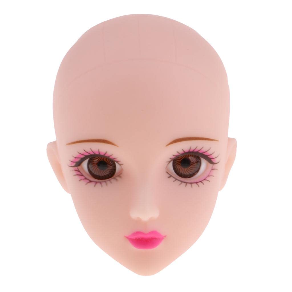 CALANDIS™ Ball-Jointed Doll Girl Head with Black Eyes for 1/6 BJD Doll Body Parts Accs | Full Size, SD | Dollfie & BJDs | by Brand, Company, Character | Dolls-image-17