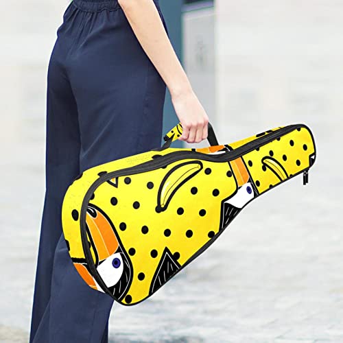 Housse pour ukulélé Toucan Oiseaux Banane Motif pois Jaune 10 mm Rembourrage épais 53,3 cm Sac de transport avec sangles… - Les Beatles, Paul McCartney, John Lennon, RIngo Starr, George Harrison Housse pour ukulélé Toucan Oiseaux Banane Motif pois Jaune 10 mm Rembourrage épais 53,3 cm Sac de transport avec sangles… – Image 7