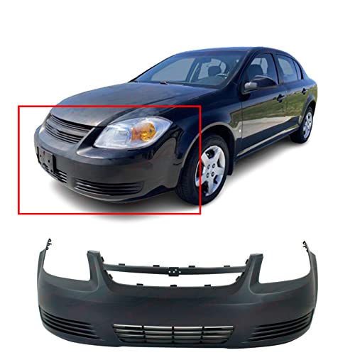 FitParts Compatible With Front Bumper Cover 2005-2010 Chevy Chevrolet Cobalt Base LS LT Sedan Coupe. New, Primed and Ready for Paint. Without Fog Lights 2006 2007 2008 2009 GM1000733 19120183