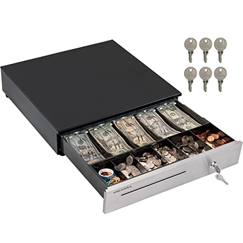 Volcora Cash Register Drawer for (POS) Point of Sale System 16