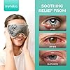 MyHalos® Microwave Activated Moist Heat Eye Compress for Dry Eyes and Stye Treatment - Heated Eye Mask for Dry Eyes -Our Dry Eye Therapy Mask Relives Blepharitis & Pink Eye -Warm Compress for Eyes