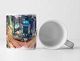 Eau Zone Fotokunst Tasse Cadeau Urbane Photographie - Croisillon de la circulation Gangnam Seoul Corée du Sud
