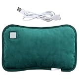 Hemoton 1pc Electric Heating Treasure Portable Hot Water Bottle Cover Rechargeable Stomach Warmer Moist Heating Pad for Cramps Winter USB Electric Warmer
