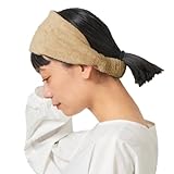 ワークアウトバンダナスウェットバンド 男女兼用 吸湿発散性 防臭 コットン ダークベージュ