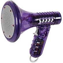 Toysmith Tech Gear Multi Voice Changer Megaphone Toy with 8 Voice Effects and LED Lights Fun Outdoor Toy for Kids Ages 5+ Cool Gag Gifts or Birthday Gift Idea Colors May Vary, Battery Included