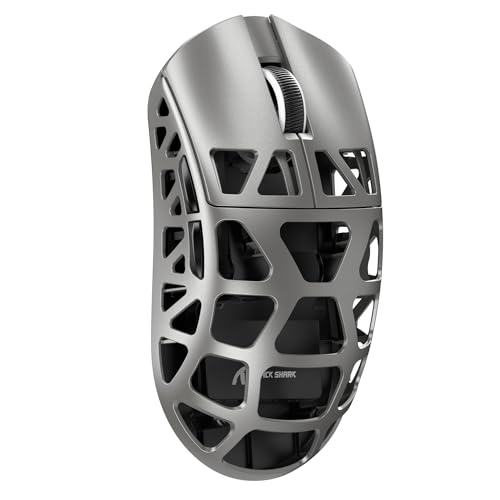 ATTACK SHARK R3 Magnesiumlegierungsmaus, kabellose 8K-Maus, 46 g SUPERLIGHT-Maus, PixArt...