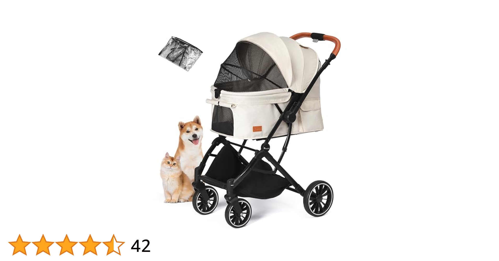 Amazon | Angelpet ペットカート 一体型コンパクト折りたたみ