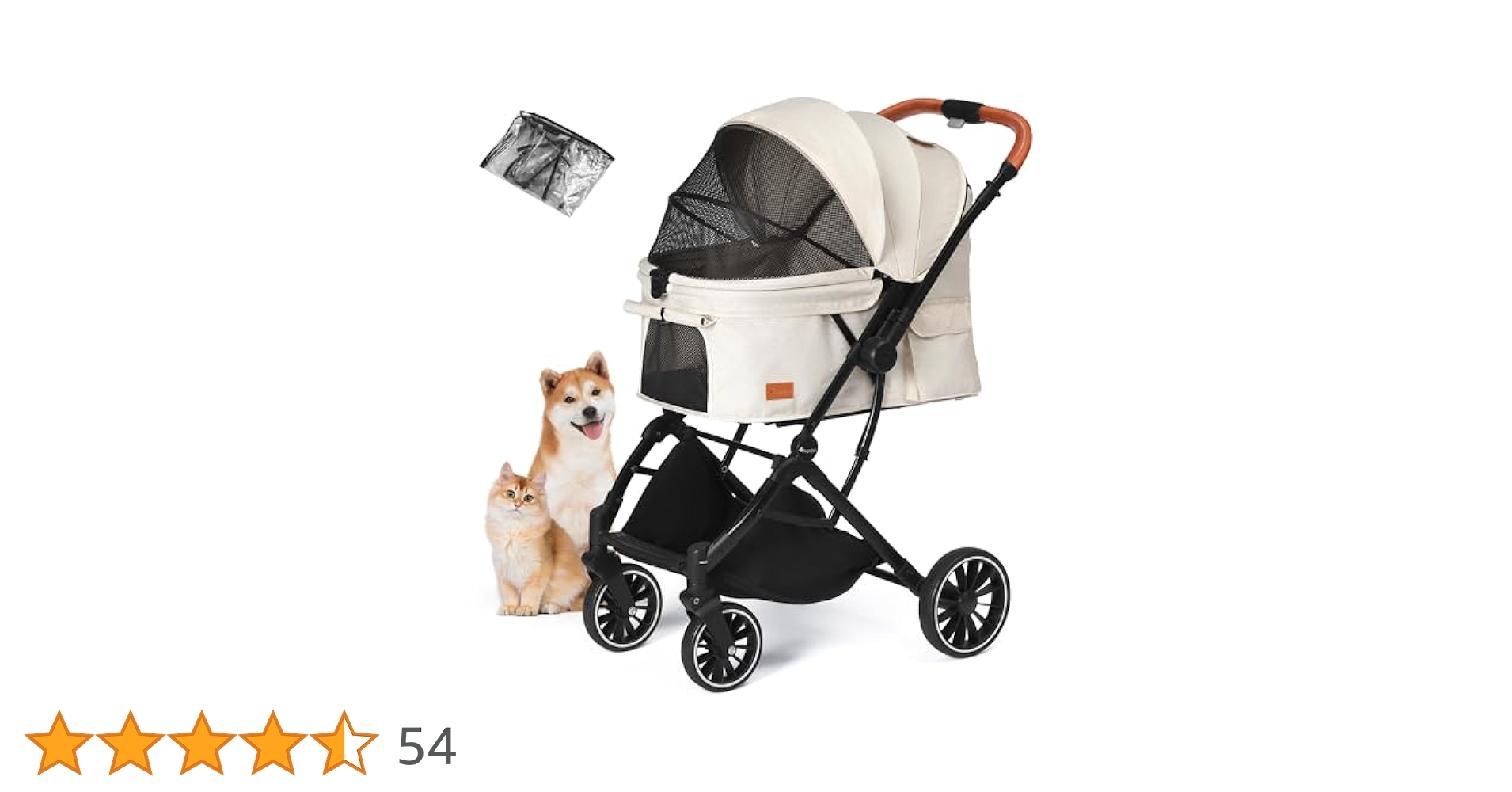 Amazon | Angelpet ペットカート 一体型コンパクト折りたたみ