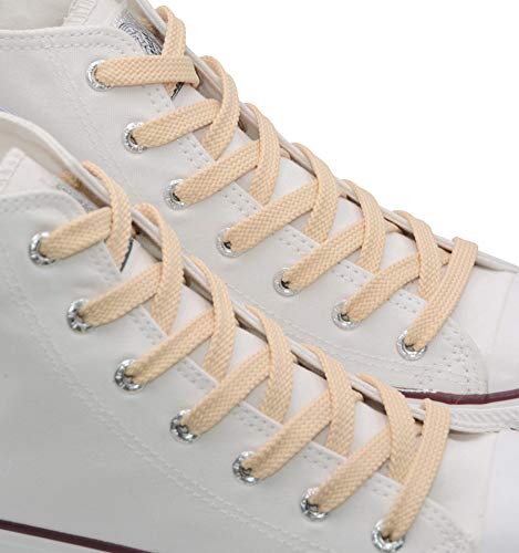Image of VSUDO 2 Pairs Double Layer Flat Sneaker Shoe Lace, Flat Shoelace /Shoe String