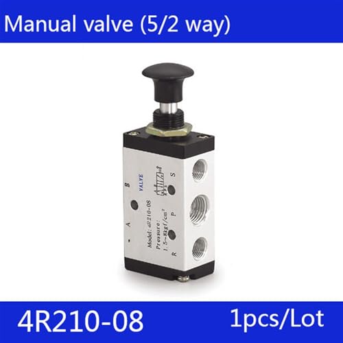Vanne pneumatique 4R210-08 1/4 à commutation fluide et étanchéité renforcée - 4