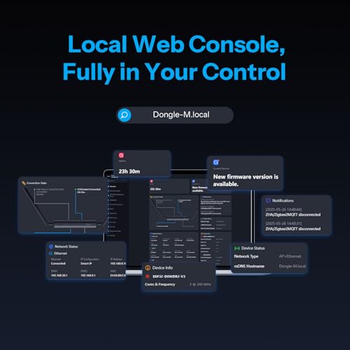 Zigbee/Thread PoE Dongle Max, supporta connessioni Ethernet, Wi-Fi e USB, Gateway Zigbee con EFR32MG24&ESP32D0, chiavetta Zigbee per Home Assistant o Zigbee2MQTT - Hub USB - Immagine 3