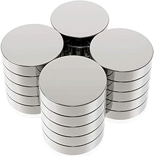 Neodymium Magnets-20pcs Mini Strong Rare Earth Magnet,Multi-Use Dry Erase Board Magnets Office Magnets for Fridge Whiteboard (20x3mm)