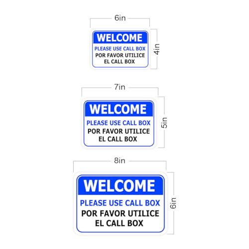 Panneau mural Call Box signalisation entreprise taille L - 7
